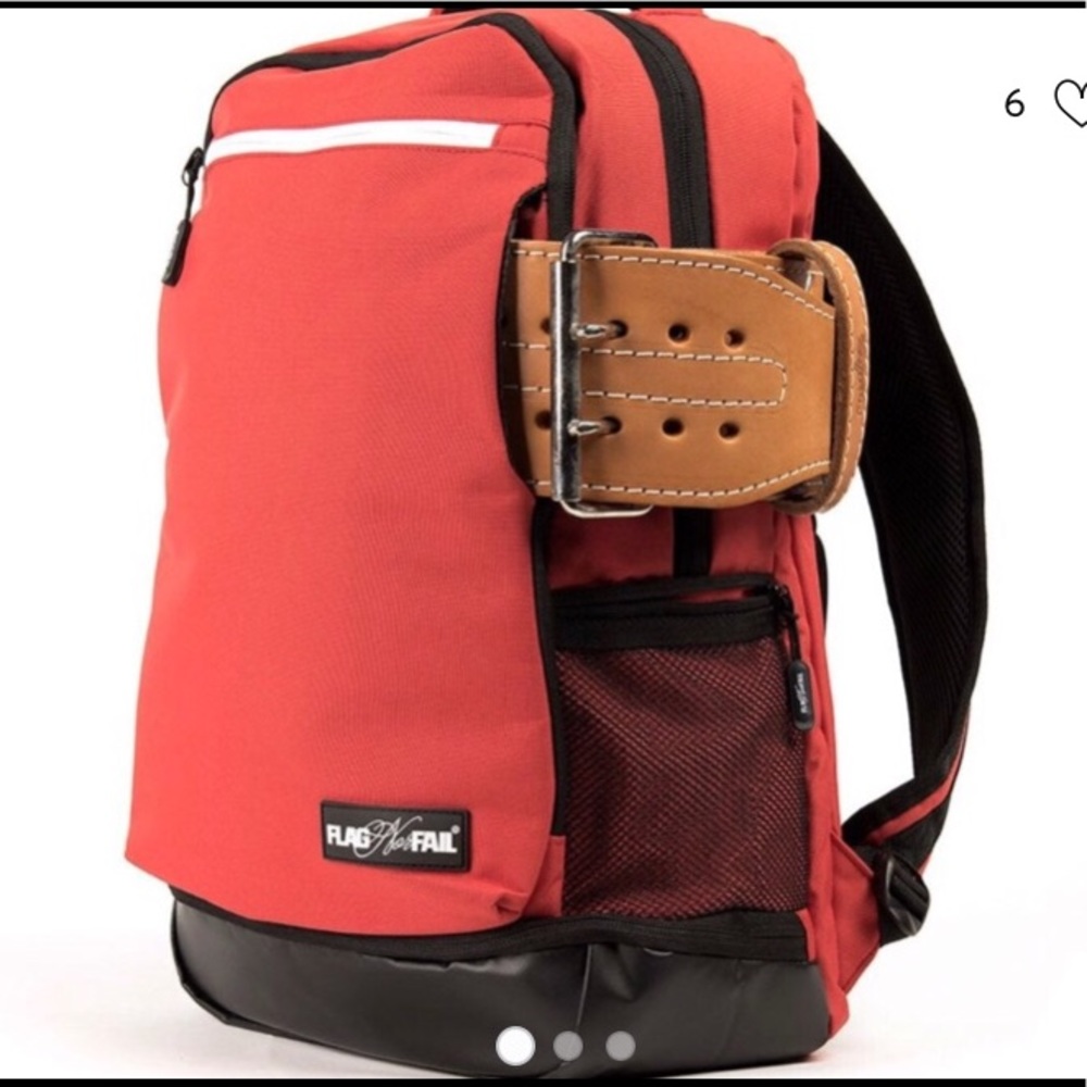 Flag Nor Fail Gym Bro Bag Backpack